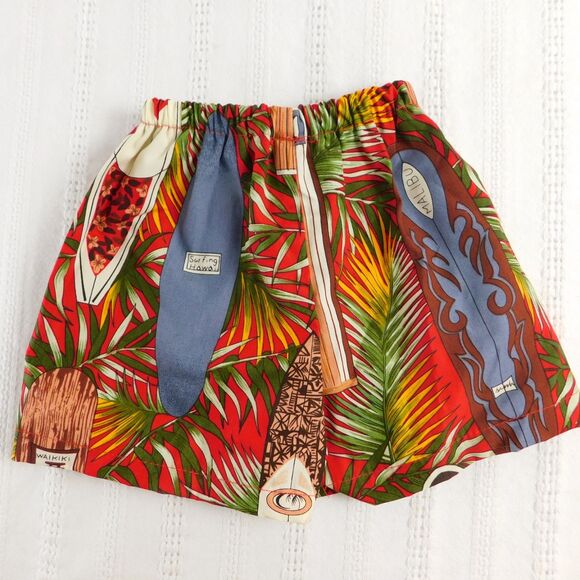 RJC Infant Boy Hawaiian Shirt Shorts Set 12M Cotton Surfboard Tropical Pattern - Picture 7 of 16